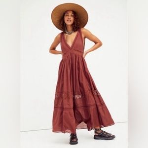 Free People Carla Lace Maxi Dress